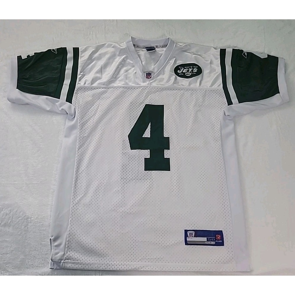 Reebok Premier NFL Jersey New York Jets Brett Favre White sz XL